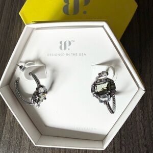 Bomb Party BP - “No Notes, All Shine” OG hoop earrings